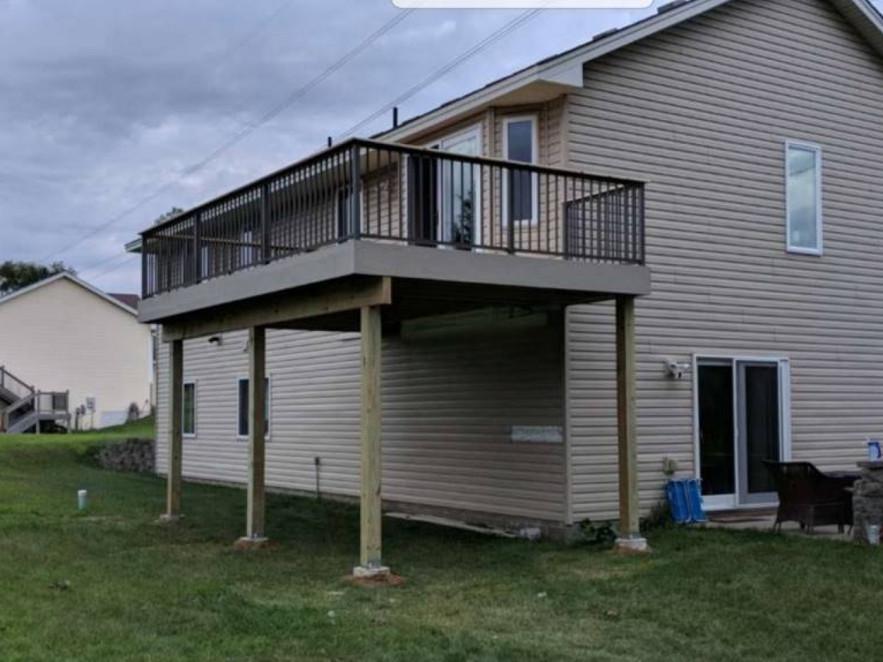 12 x 20 Custom Cedar Deck Built In Andover MN