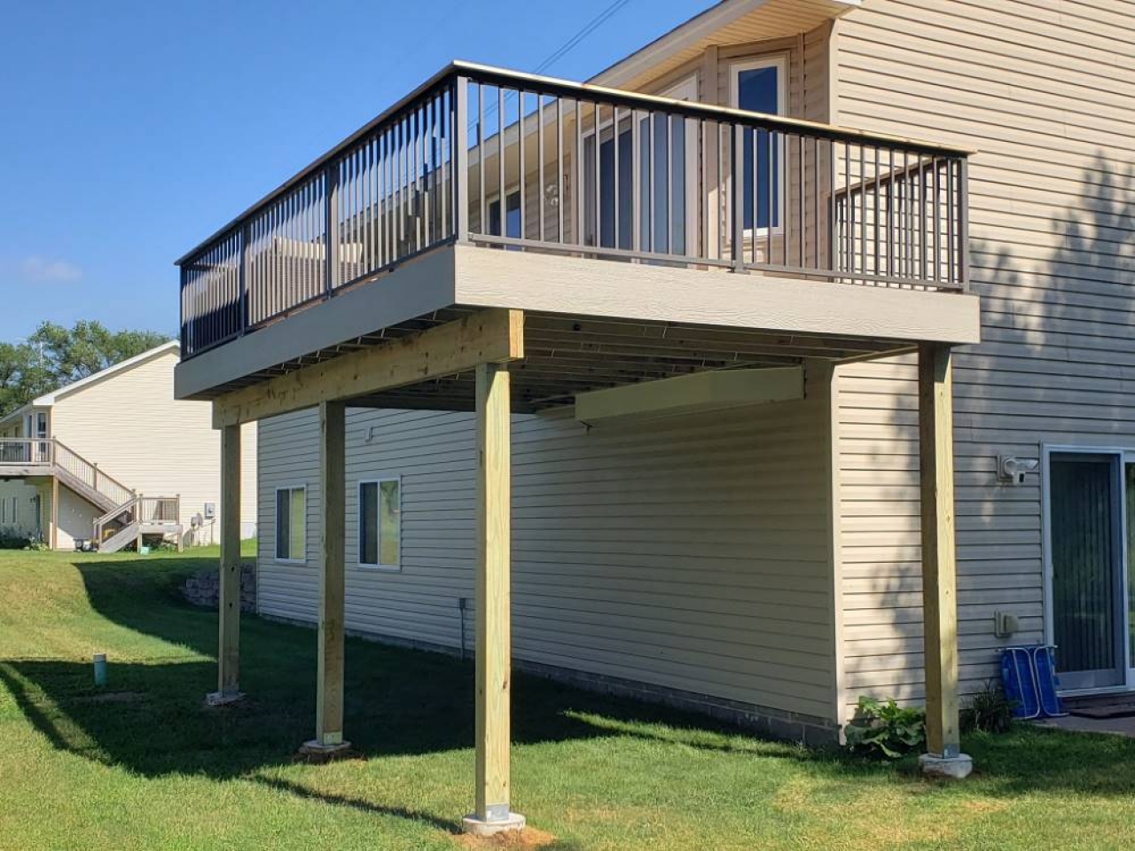 12 x 20 Custom Cedar Deck Built In Andover MN