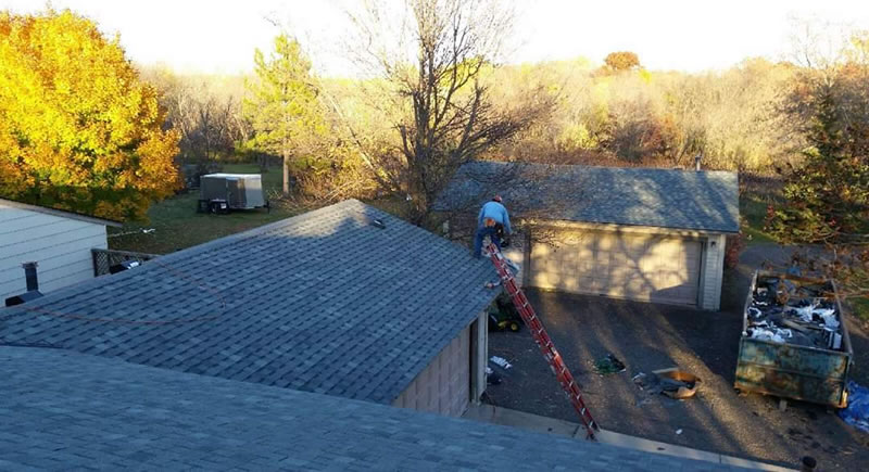 Roof Replacement Project That Was Completed By Thunderstruck Restorations In Andover, Minnesota.