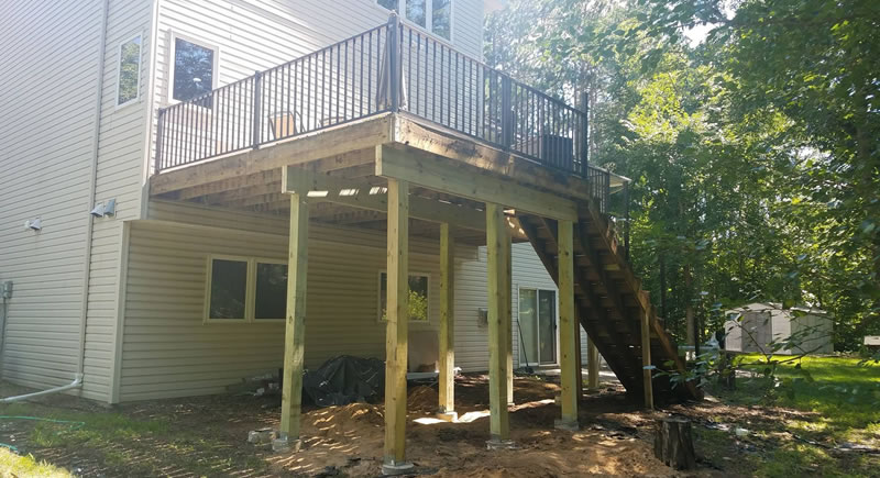Deck Repair Project In Blaine MN