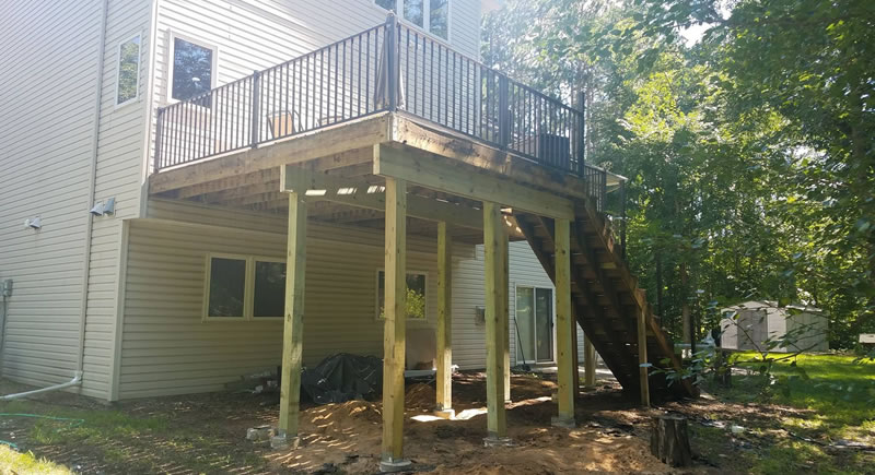 Deck Repair Project In Blaine MN