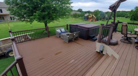 Composite Deck Construction Andover and Ham Lake MN