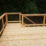 Wood Deck Built By Thunderstruck Restorations In Andover MN