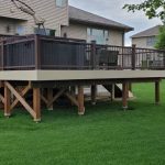 14 x 24 foot deck addition for hot tub completed by Thundestruck Restorations