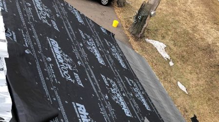 Installing proper ice and water shield on a roof